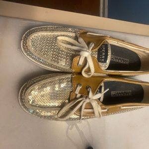 Sequin Sperry Topsiders!